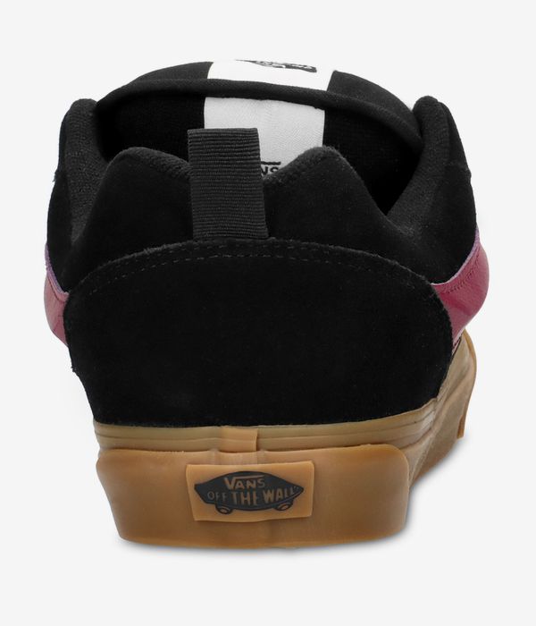 Vans Knu Skool nero/fucsia