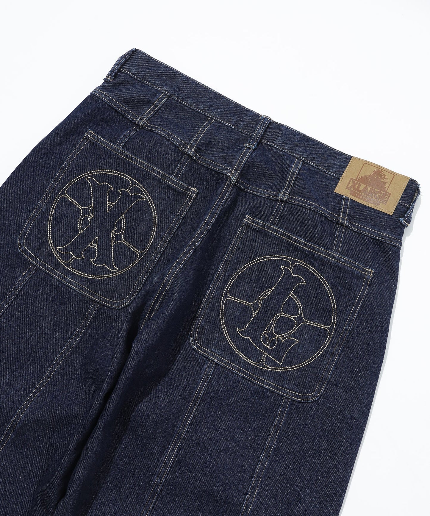 Jeans Embroidery denim scuro