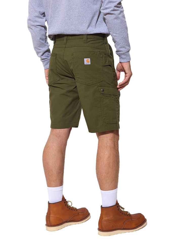 Pantaloncini cargo da lavoro verde