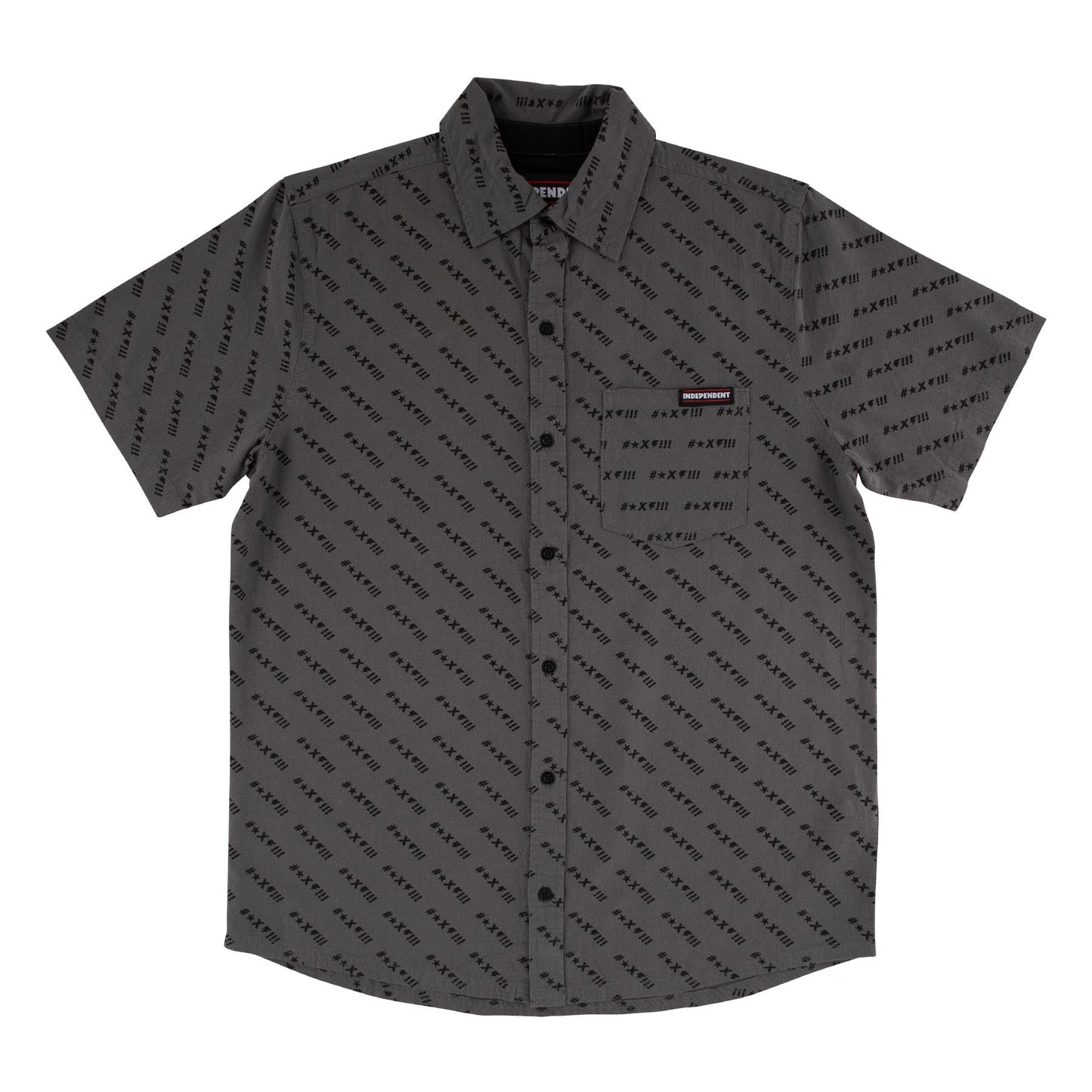 Camicia Exclamation grigio