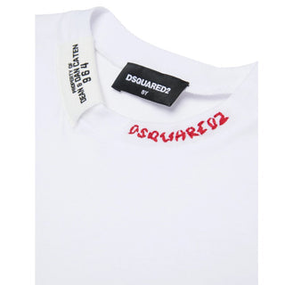 T-shirt DSQUARED2 Slouch bianco - 8/16 ANNI