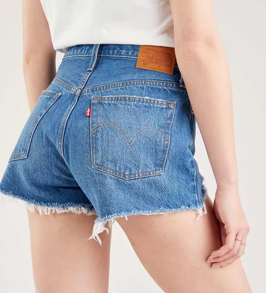 Pantaloncini Jeans 501® original blu