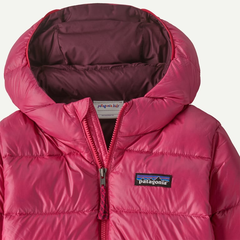 Giacca Baby Hi-loft down con cappuccio fucsia - 2/5 ANNI