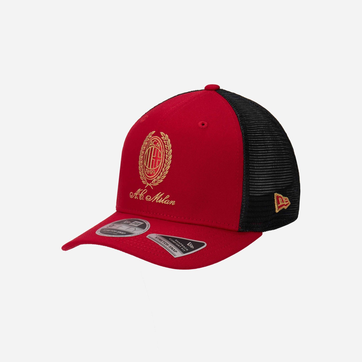Cappellino 9FIFTY AC Milan retinato rosso