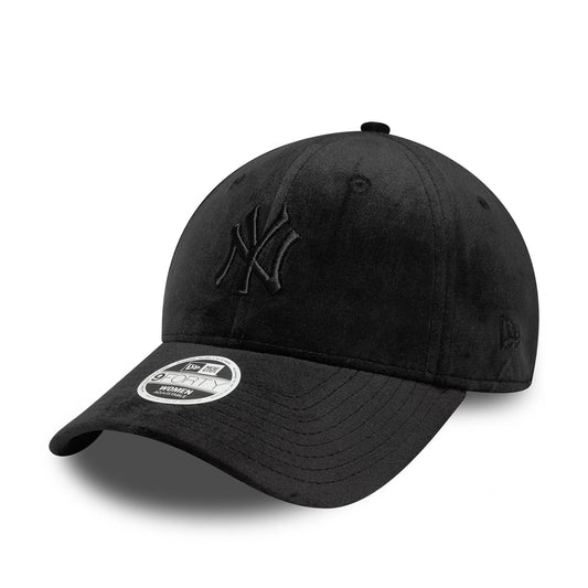 Cappellino 9FORTY in velluto nero