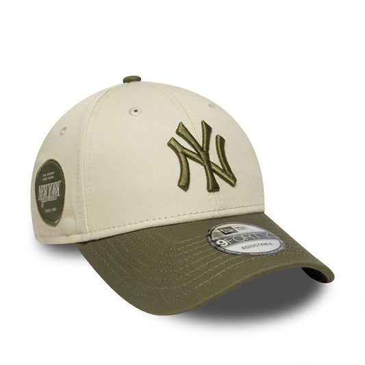 Cappellino 9FORTY con patch beige/verde