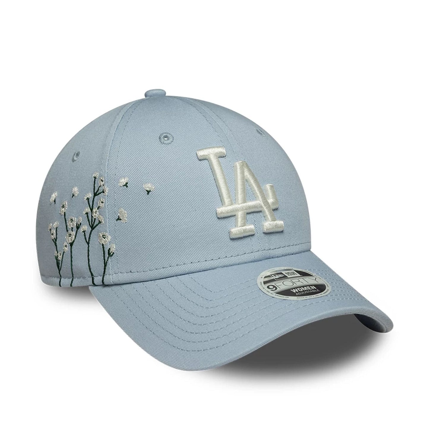 Cappellino 9FORTY fiori celeste da donna