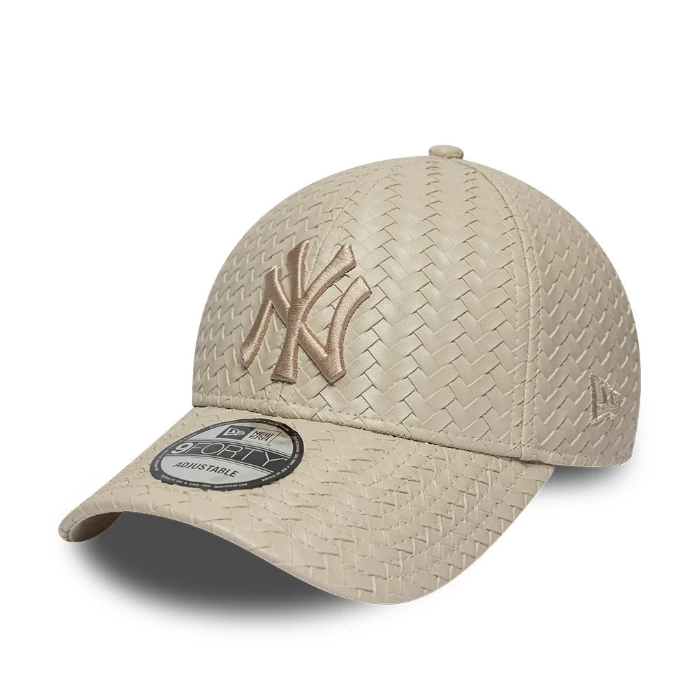Cappellino 9FORTY intrecciato panna