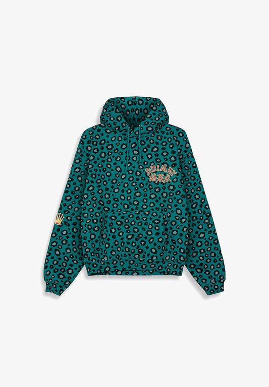 Felpa Royal con cappuccio verde