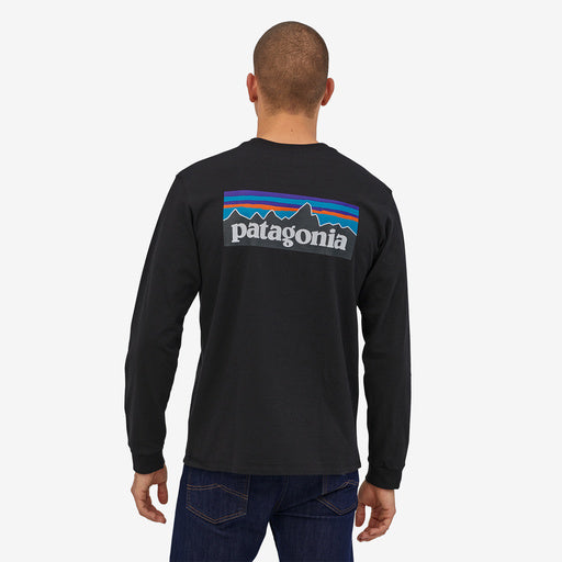 T-shirt Patagonia manica lunga nero