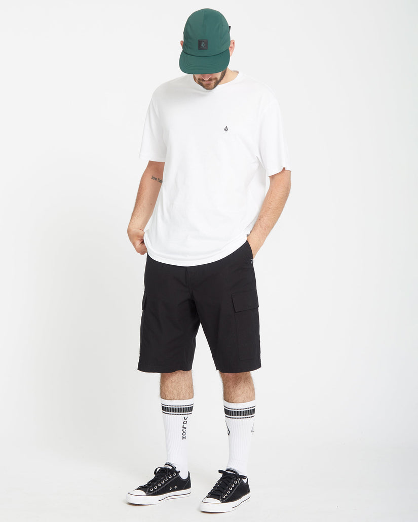 Pantaloncini Strange tripper cargo 22 nero