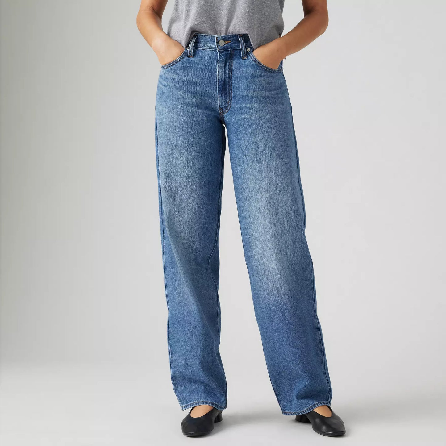 Jeans Baggy Dad lino+denim