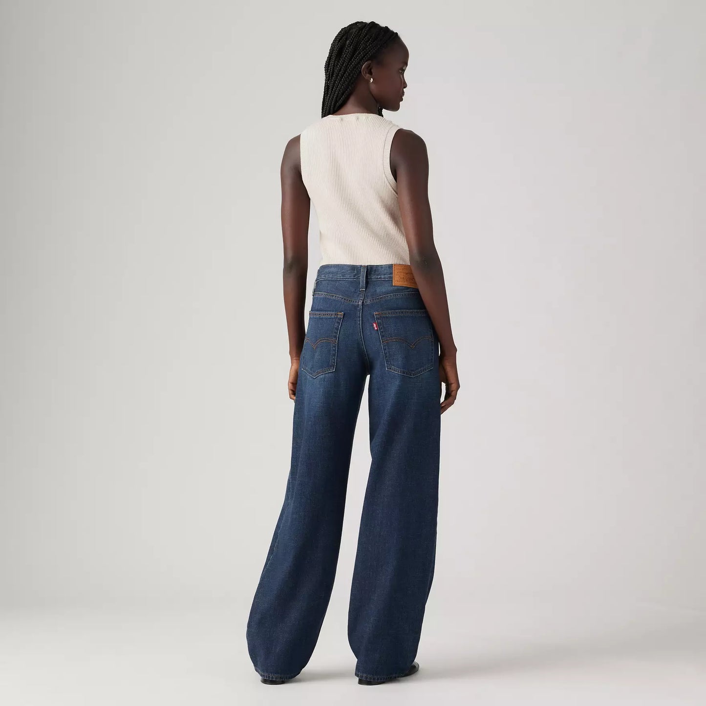 Jeans Baggy Dad denim scuro