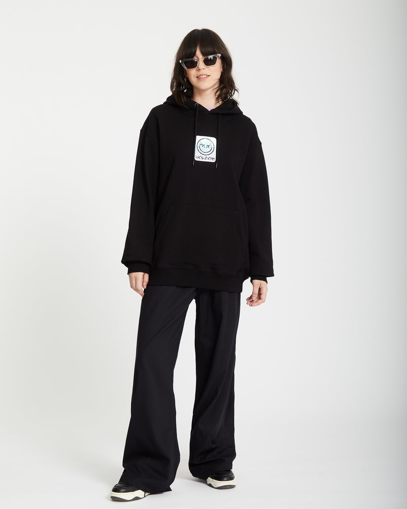 Felpa Filip Rygalski con cappuccio nero