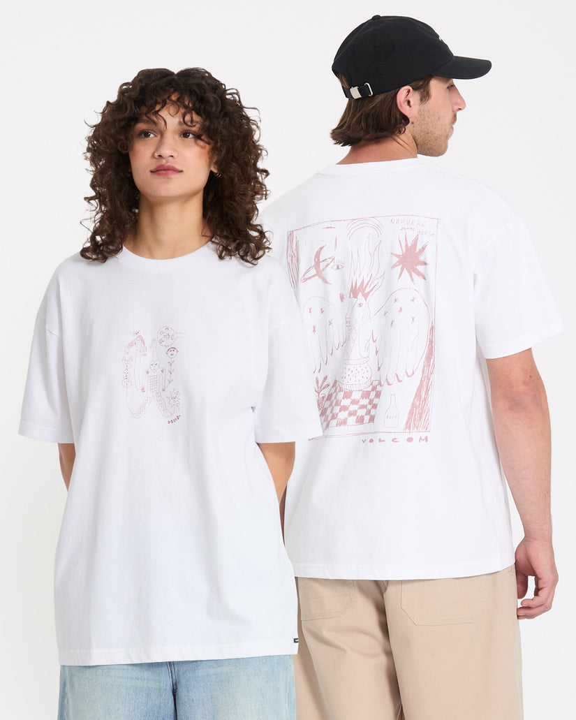 T-Shirt Nowhere bianco