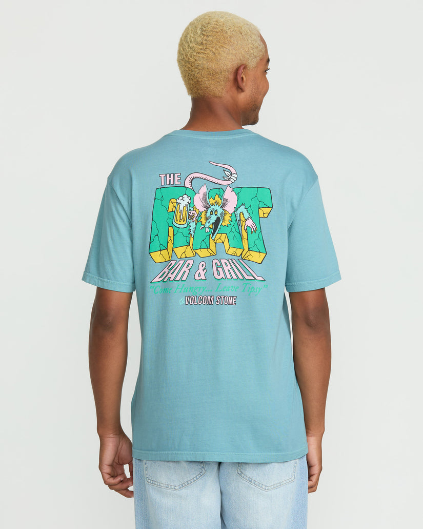 T-Shirt Rat bar celeste