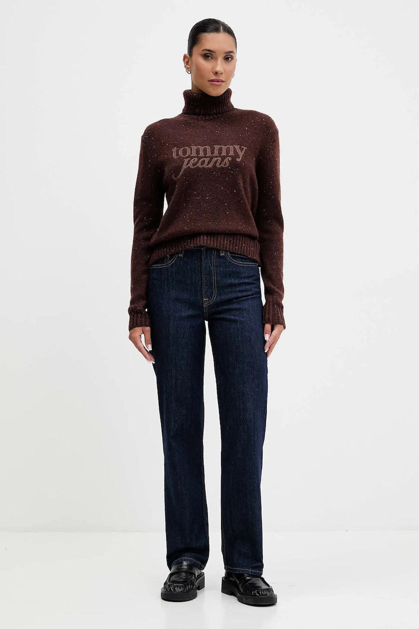 Maglione Tommy Jeans marrone