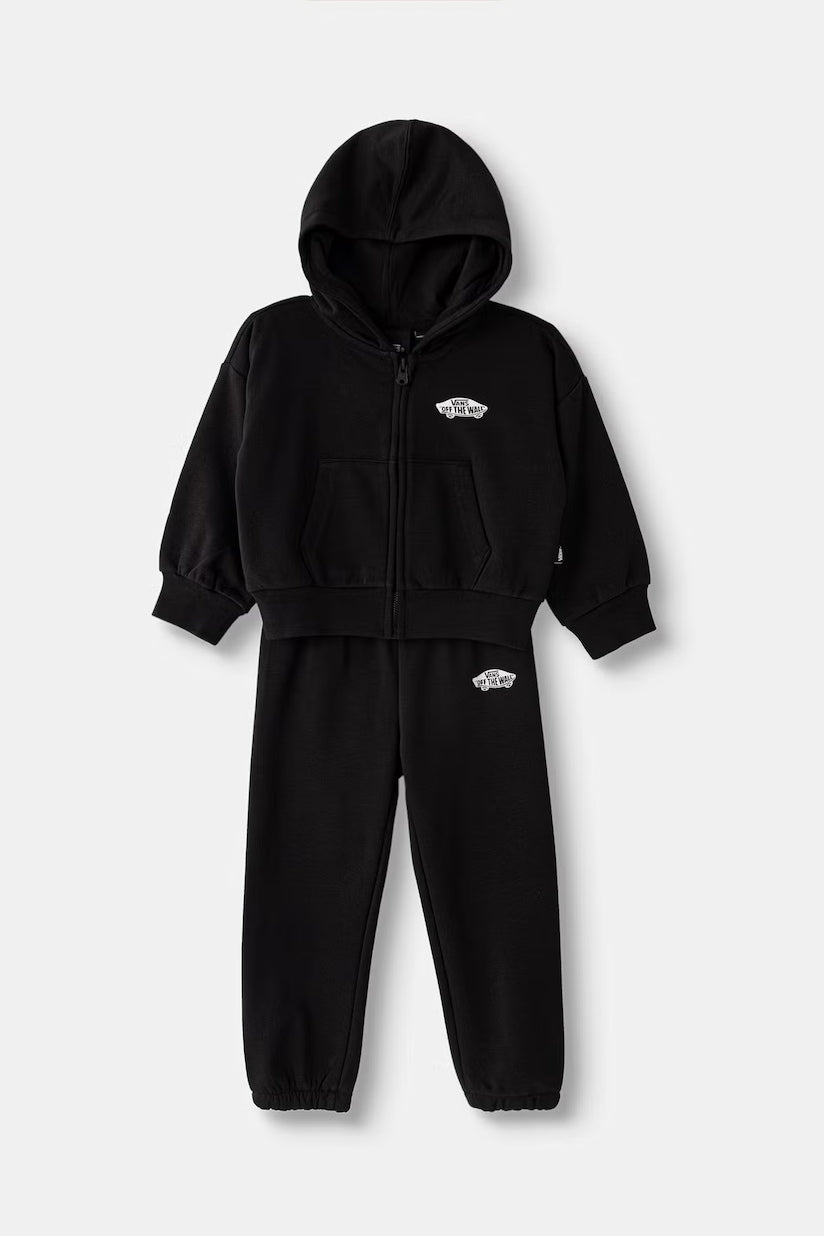 Set di tuta Vans full zip con cappuccio nero - 2/7 ANNI