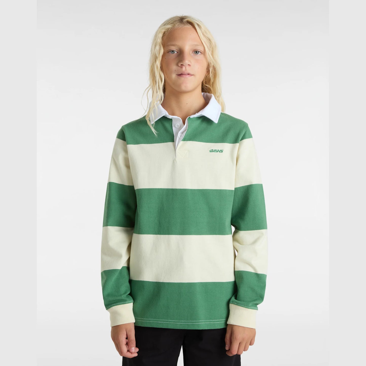 T-shirt a polo da rugby a maniche lunghe - 8/14 ANNI