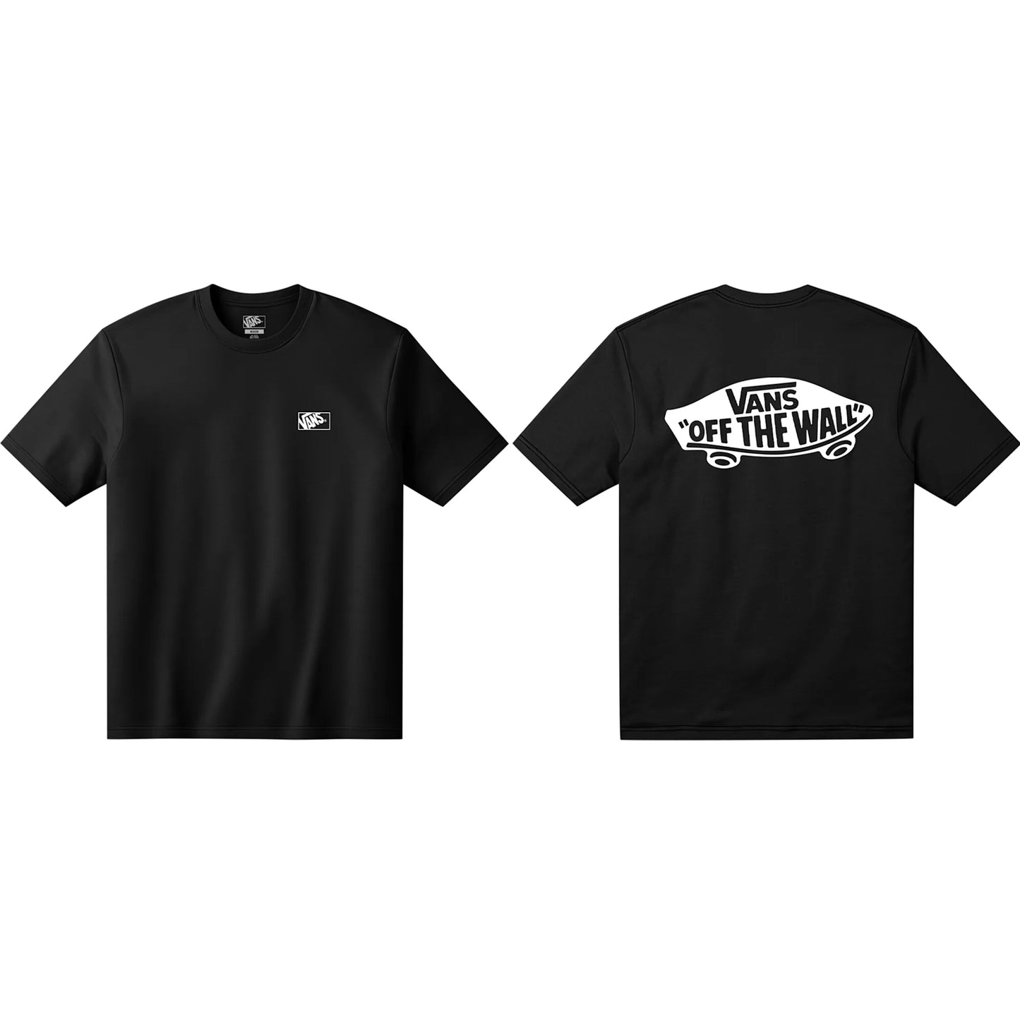 T-shirt Double nero - 8/14 ANNI