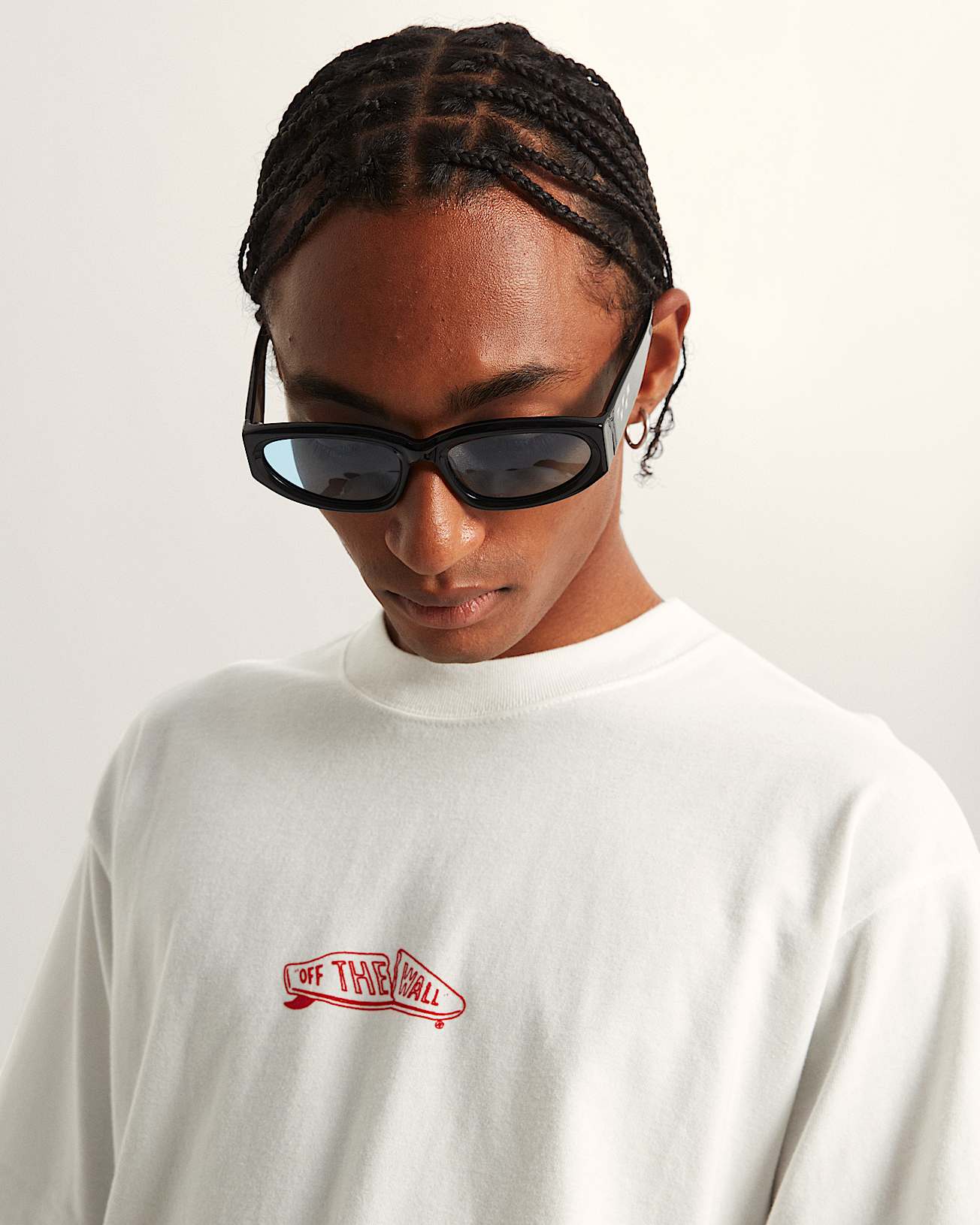 T-Shirt Buckled bianco
