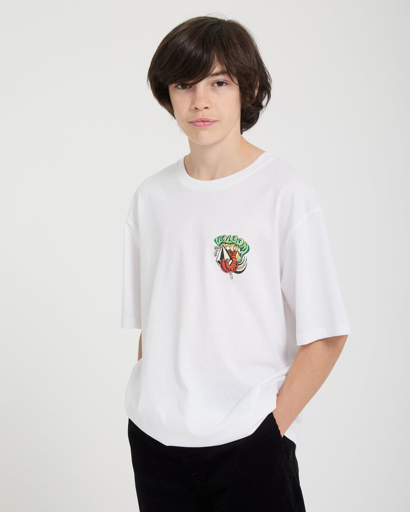 T-Shirt Snaky bianco - 8/14 ANNI