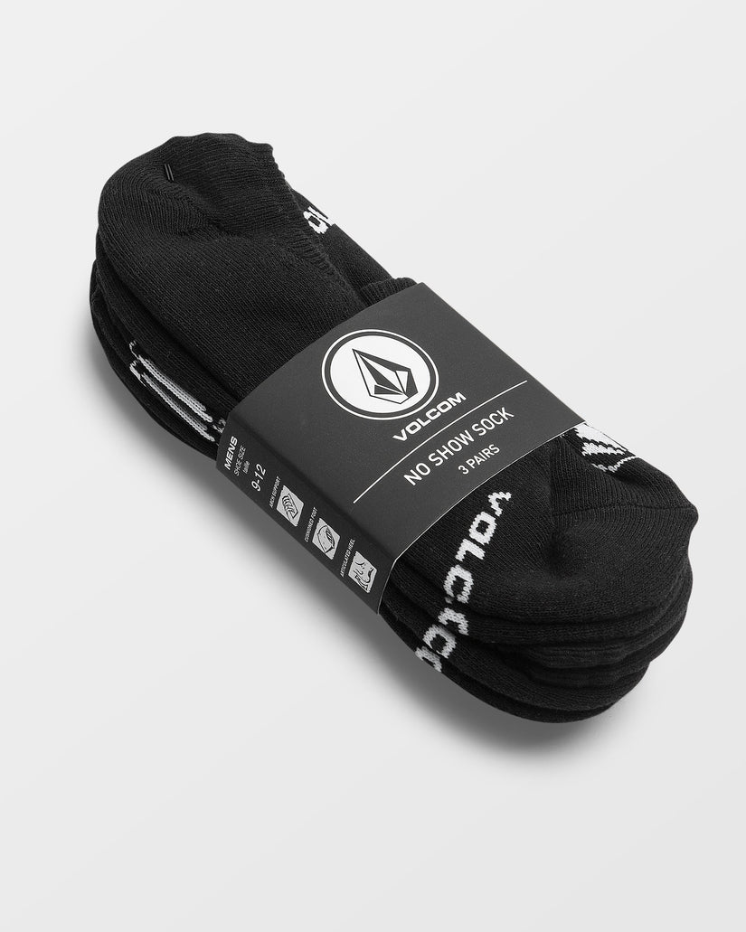 Calze Volcom corte nero - 3 paia
