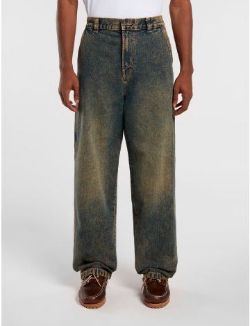 Jeans Madison denim slavato giallo