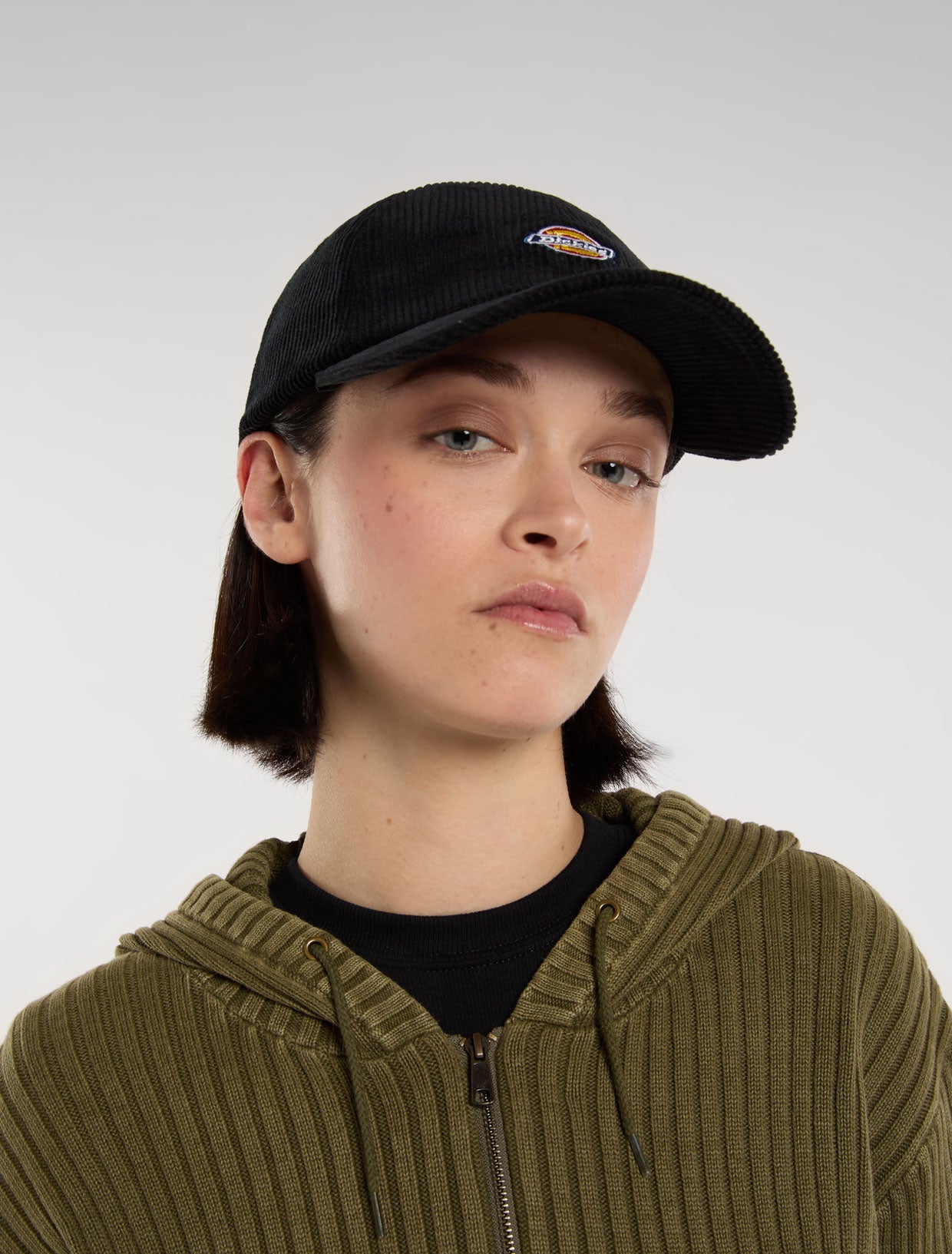 Cappellino Hardwick in velluto nero