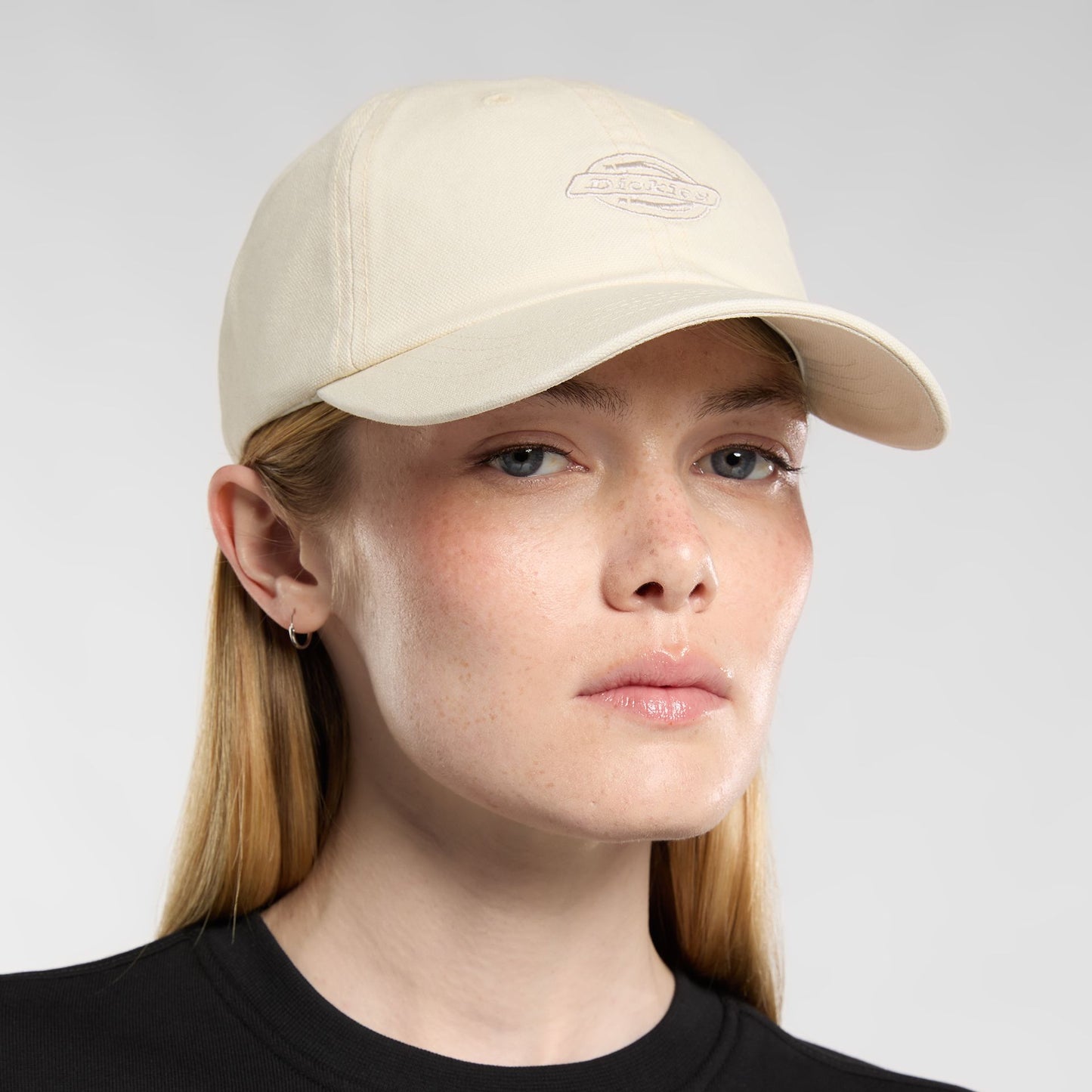 Cappellino Duck in canvas panna