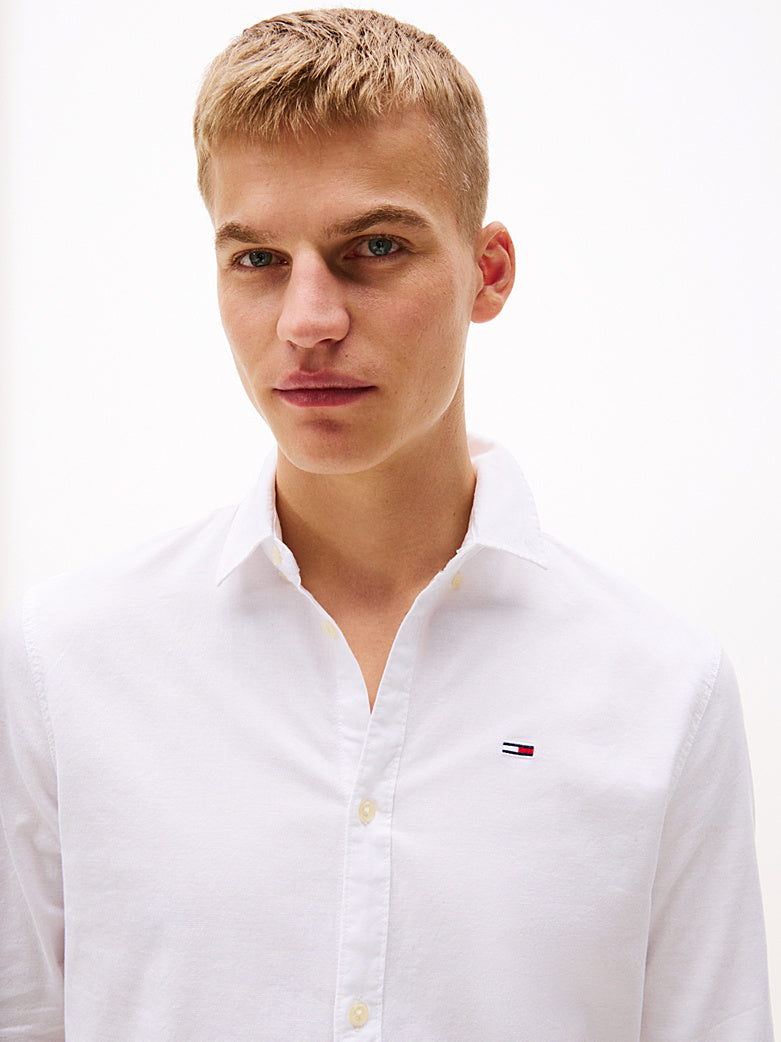 Camicia Oxford slim fit bianco