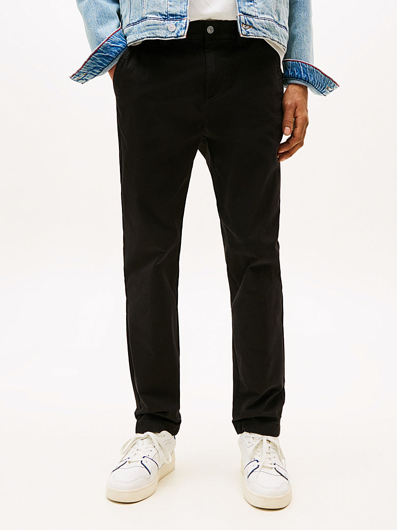 Pantalone Austin chino slim fit nero