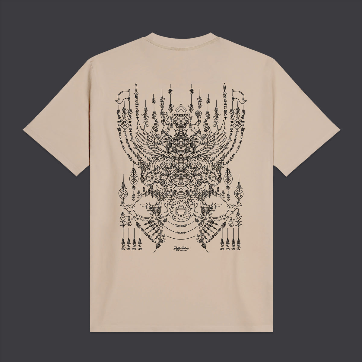 T-Shirt The Mooneater khaki