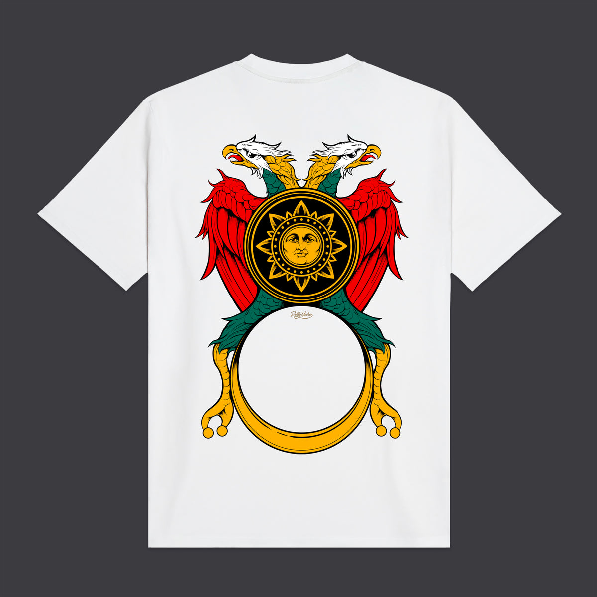 T-Shirt Asso di denari bianco