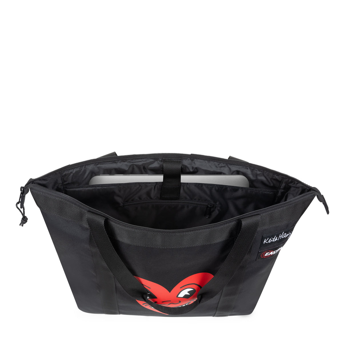 Borsa Travel tote Keith Haring nero
