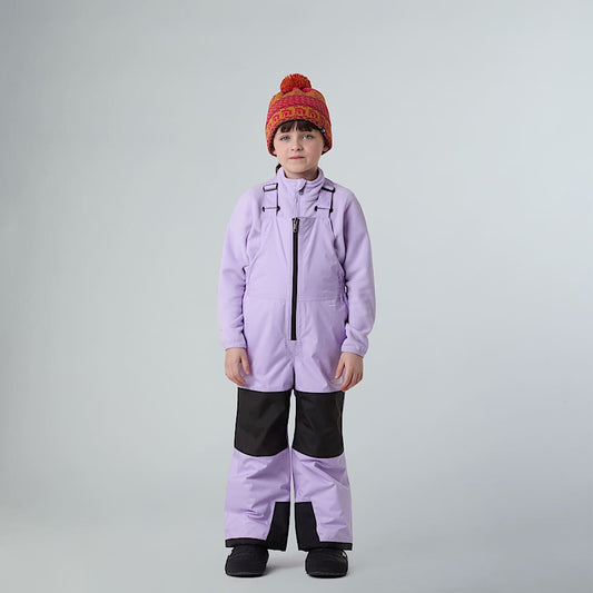 Pantalone salopette imbottito Freedom lilla - 5/7 ANNI