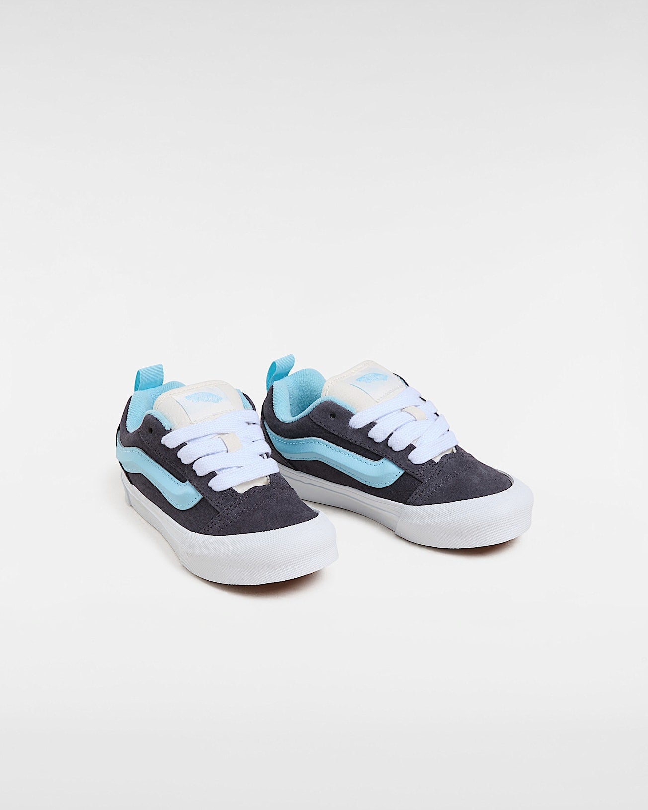 Vans Knu Skool nero/celeste