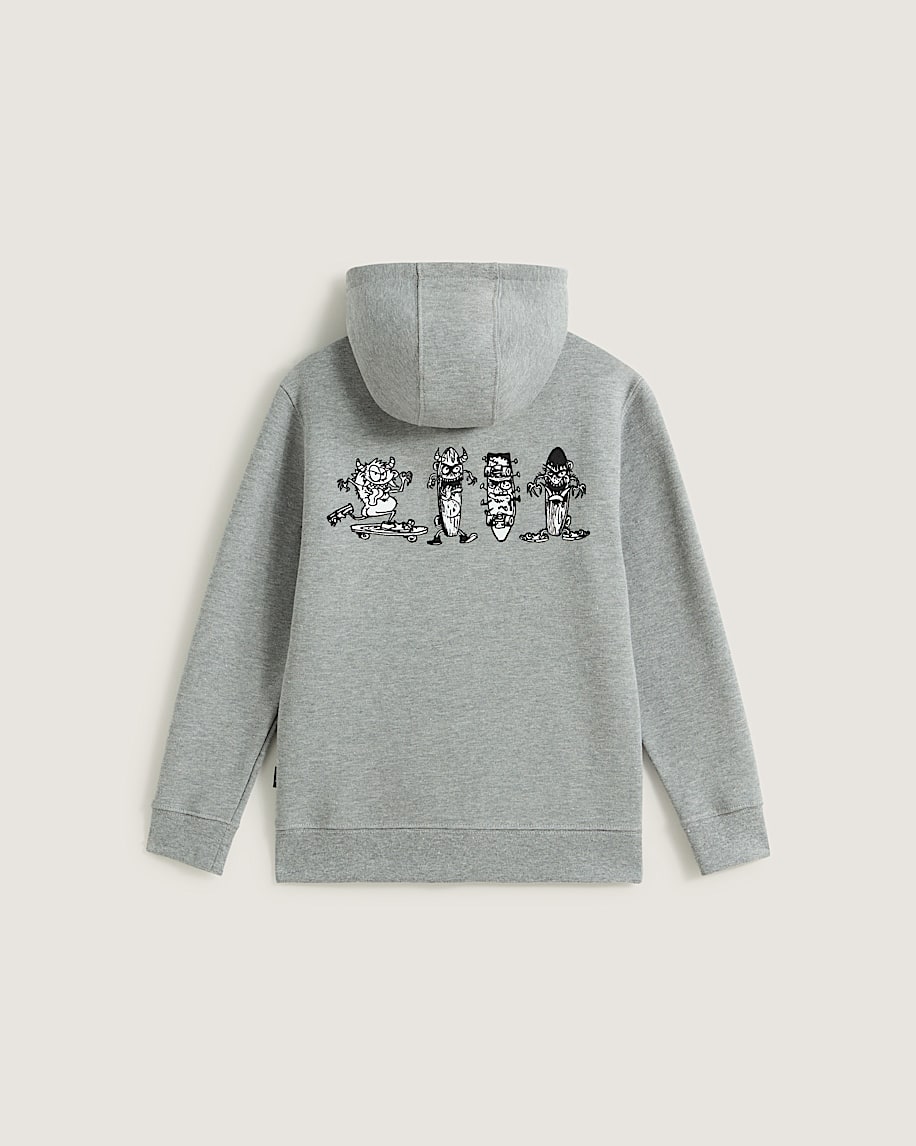 Felpa SK8 con cappuccio full zip grigio - 2/8 ANNI