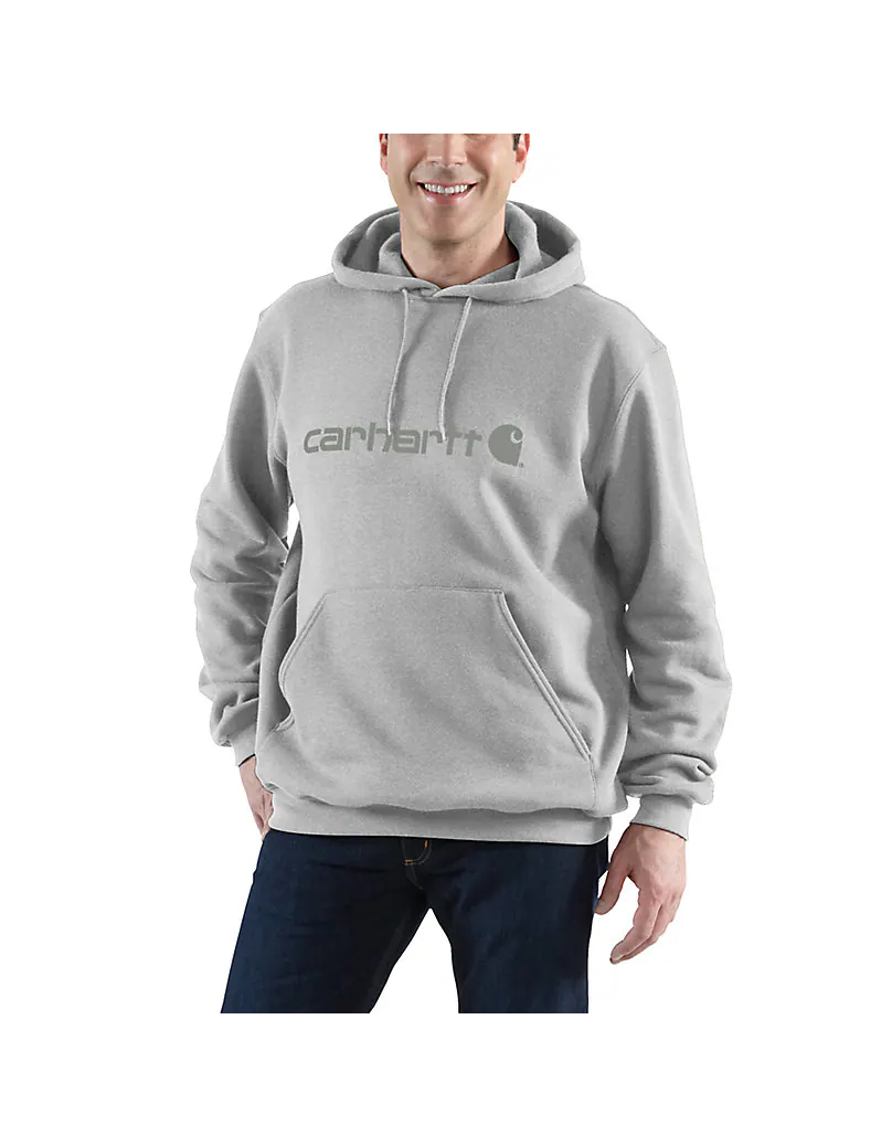 Felpa Midweight con cappuccio grigio chiaro