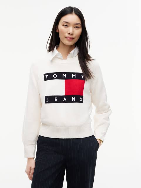 Maglioncino Tommy Jeans crema