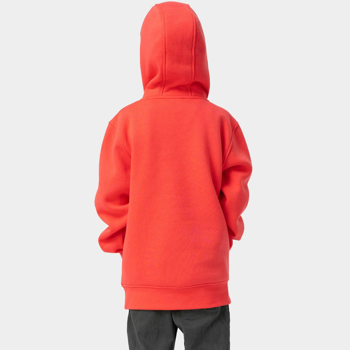 Felpa Screamin con cappuccio rosso fluo - 6/14 ANNI