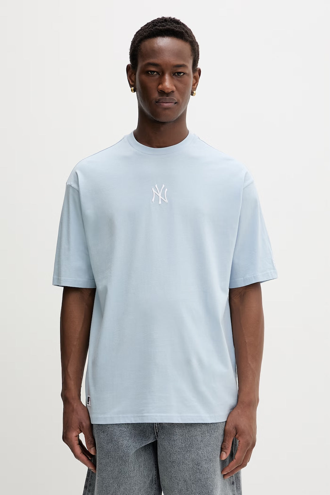 T-Shirt New Era celeste