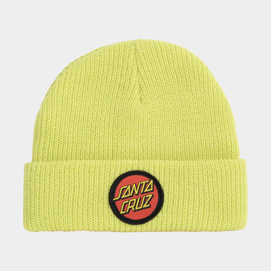Berretto Santa Cruz giallo fluo da bambino