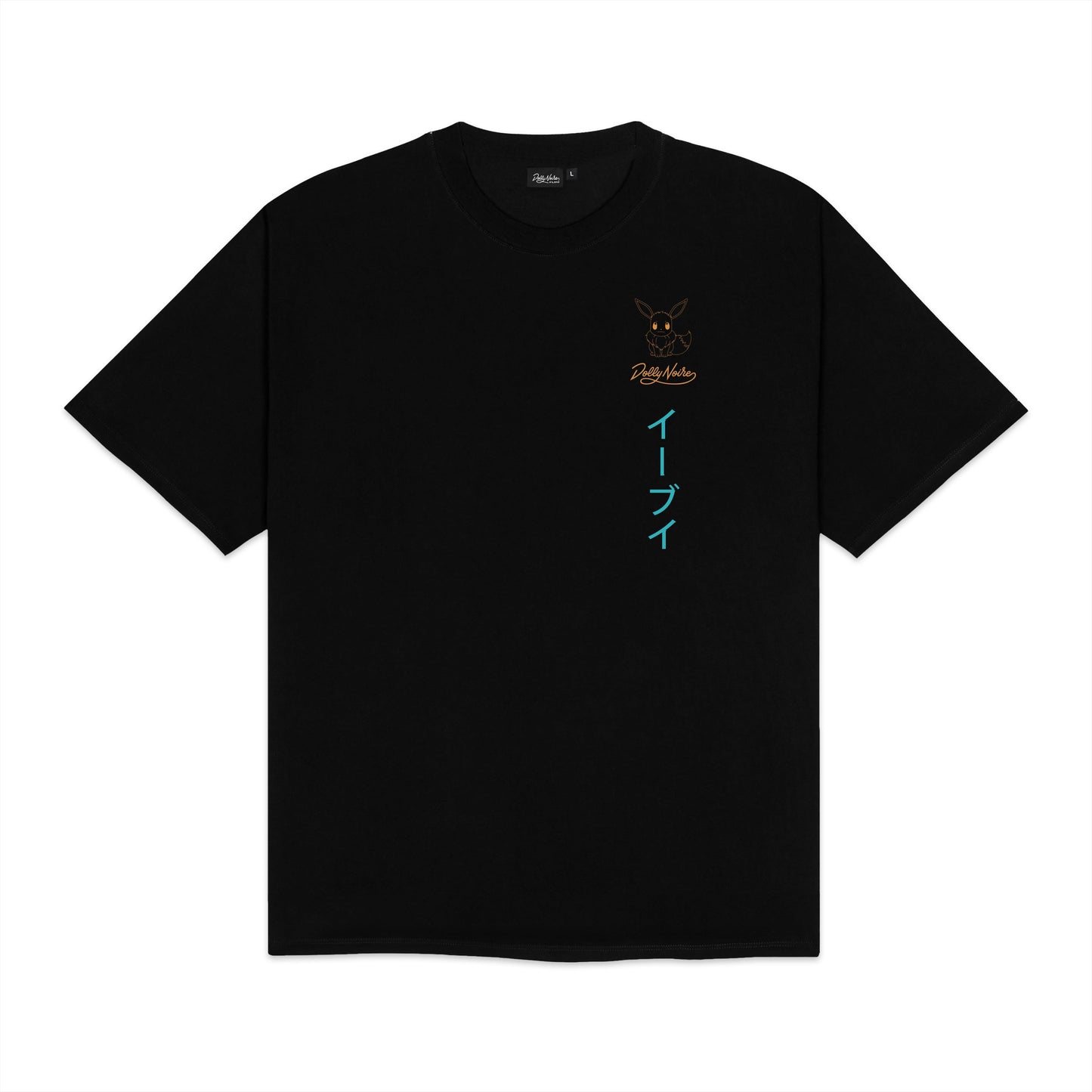 T-Shirt Eevee evolution nero