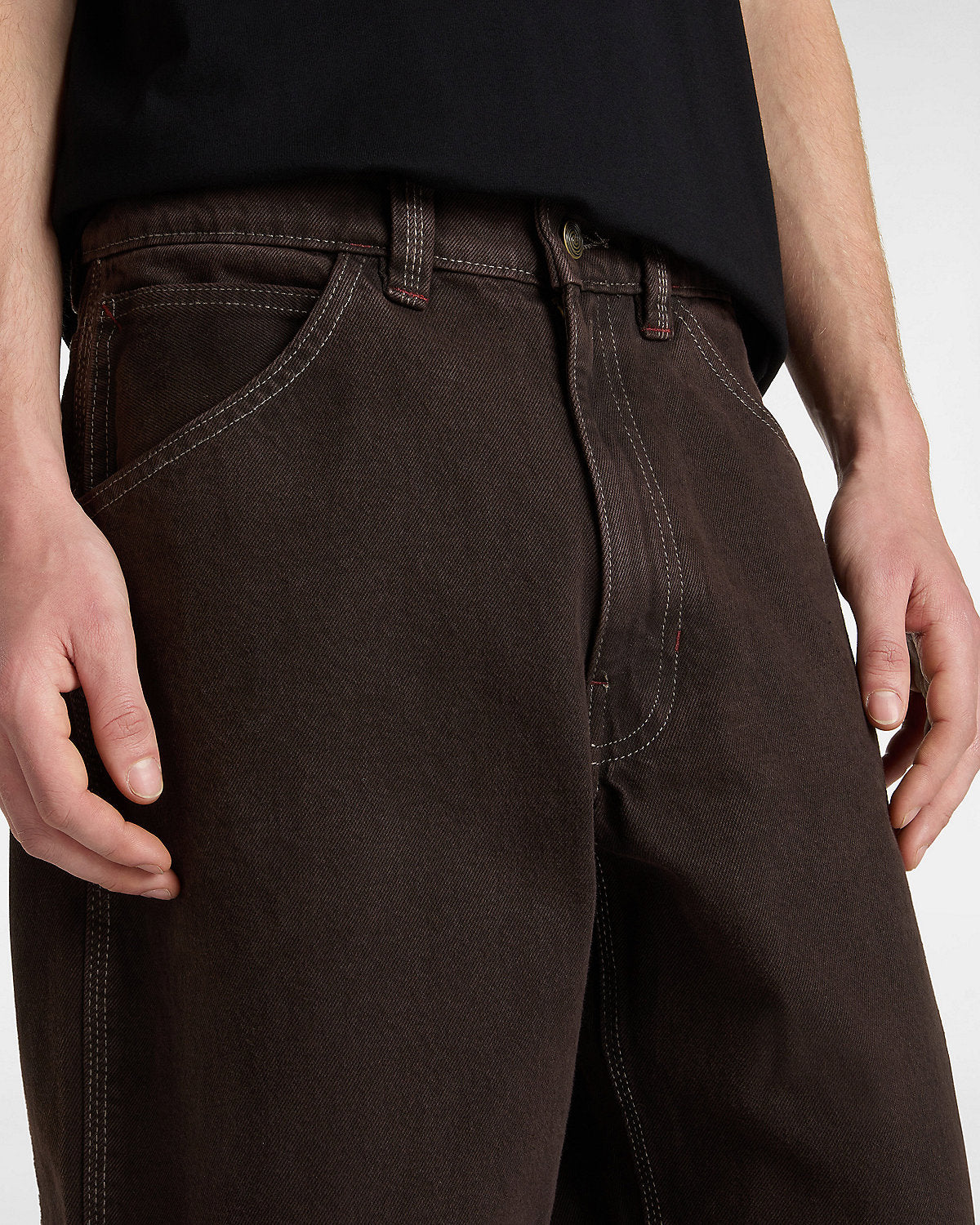 Jeans Check 5 nero