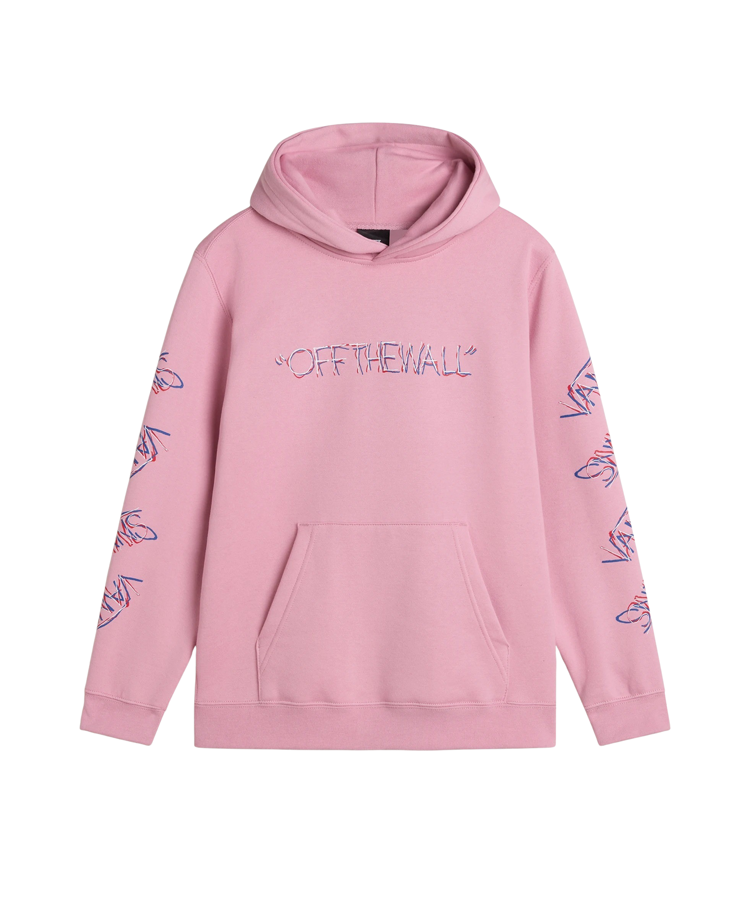 Felpa Scribbled con cappuccio rosa - 8/16 ANNI