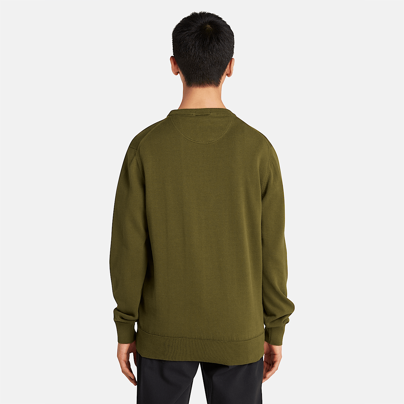 Maglione  Williams River girocollo verde