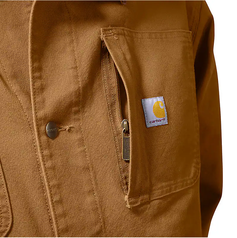 Giacca Duck rugged flex loose fit marrone