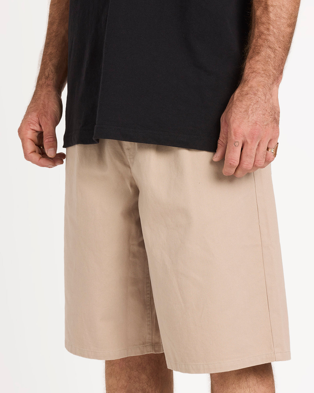 Pantaloncini Chillow pleat chino sabbia