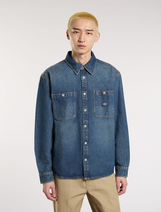 Camicia Mechanic in denim chiaro